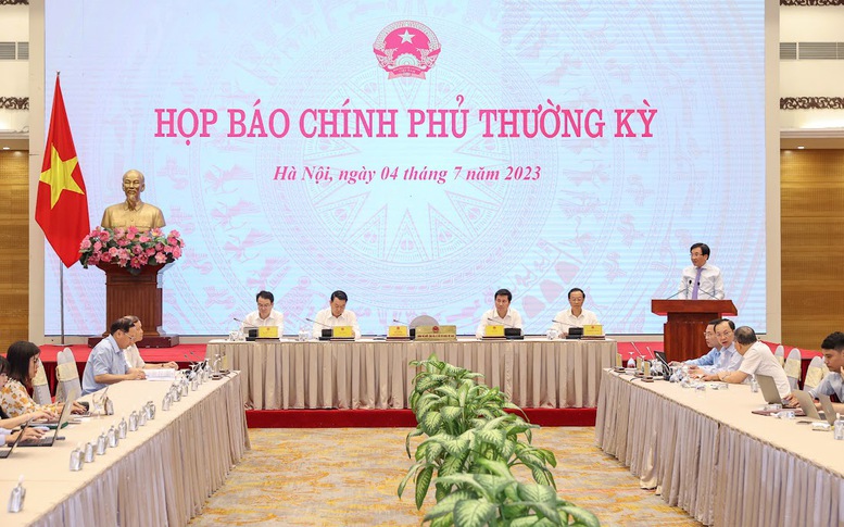 CẬP NHẬT: Họp báo Chính phủ thường kỳ tháng 6/2023