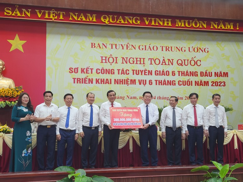 Ban Tuyên giáo Trung ương sơ kết công tác tuyên giáo 6 tháng đầu năm 2023  - Ảnh 4.