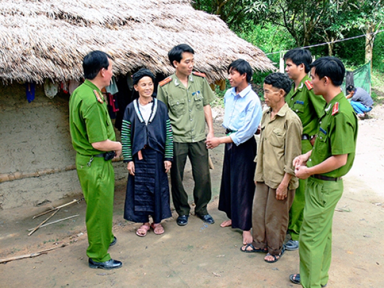 Lực lượng CAND sử dụng linh hoạt các hình thức dân vận - Ảnh 1.