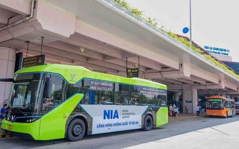 Mở tuyến xe buýt điện đến sân bay Nội Bài