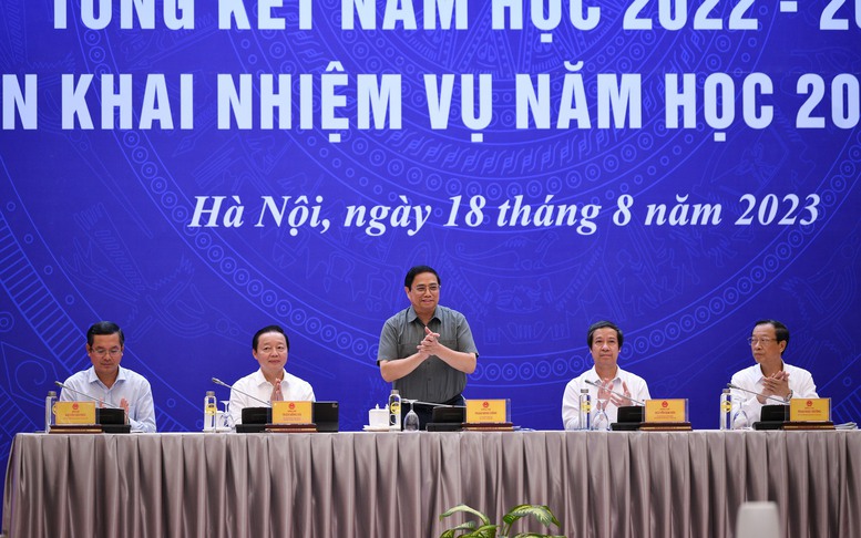 Thủ tướng Phạm Minh Chính dự hội nghị triển khai năm học mới 2023-2024