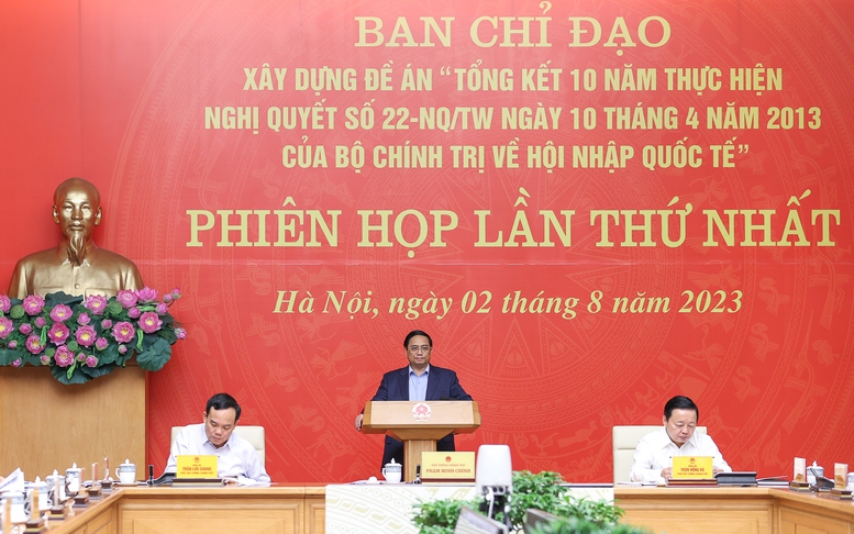 Xây dựng Đề án Tổng kết 10 năm thực hiện Nghị quyết 22 của Bộ Chính trị về hội nhập quốc tế