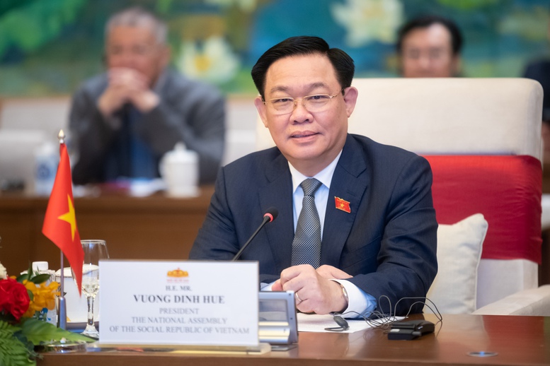 Chủ tịch Quốc hội đón, hội đàm với Chủ tịch Thượng viện Vương quốc Bỉ - Ảnh 2.