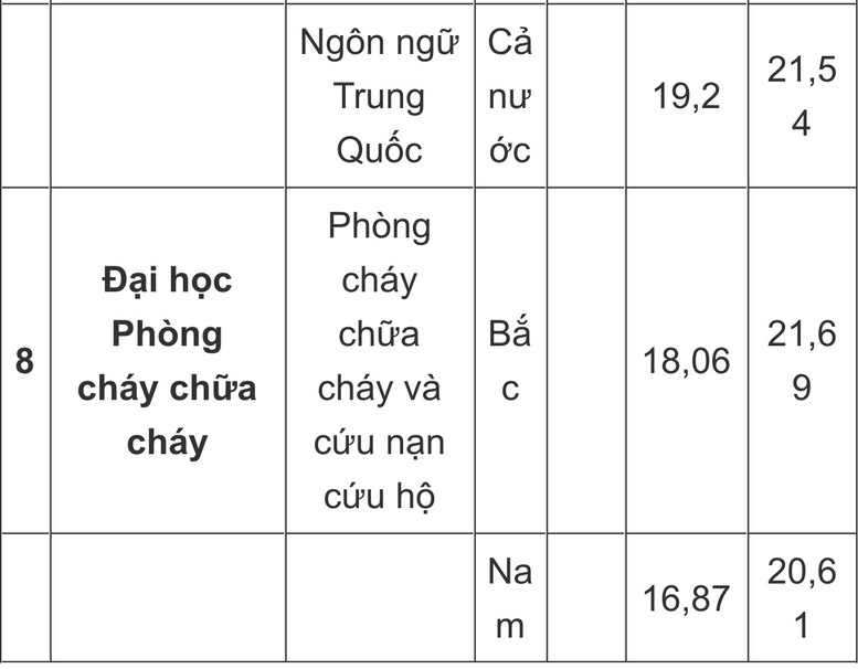 Bộ Công an công bố điểm chuẩn 8 trường công an  - Ảnh 5.