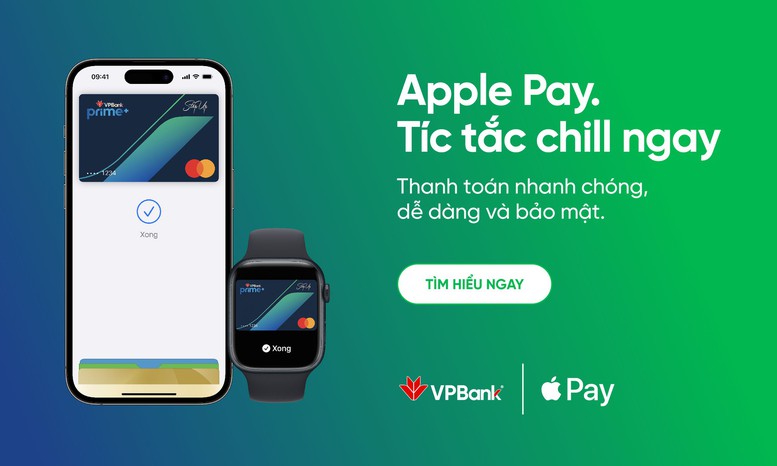 VPBank giới thiệu Apple Pay đến khách hàng tăng an toàn, bảo mật - Ảnh 1.