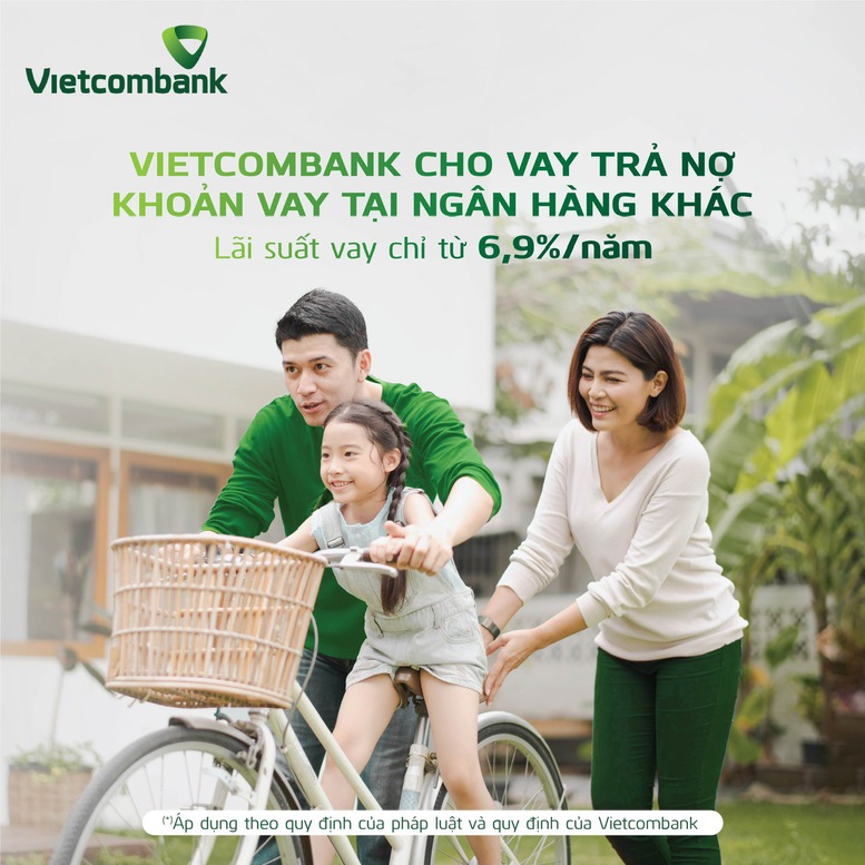 Có thể vay vốn Vietcombank để trả nợ ngân hàng khác - Ảnh 1.