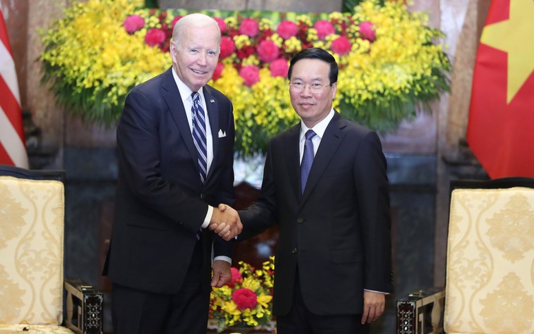 Chủ tịch nước Võ Văn Thưởng hội kiến Tổng thống Hoa Kỳ Joe Biden