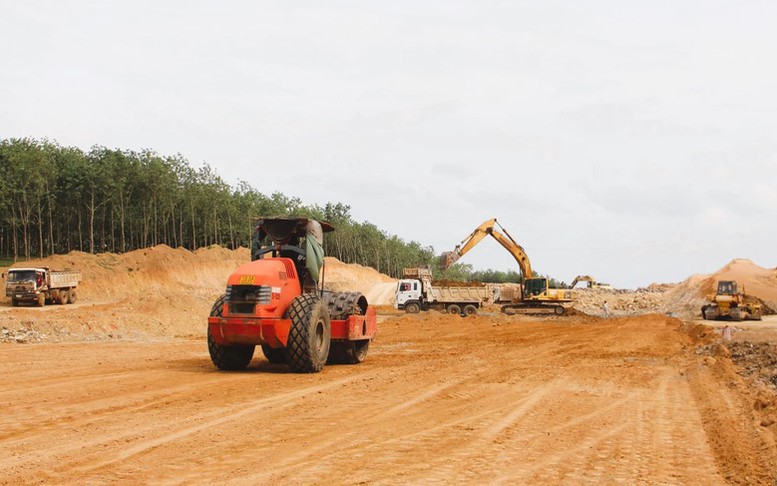 Cao tốc Bắc-Nam qua Bình Định đang chậm tiến độ do thiếu mặt bằng