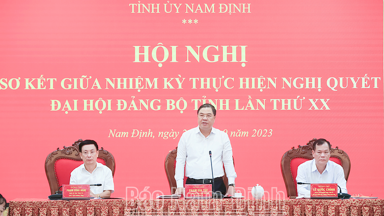 Xây dựng tỉnh Nam Định sớm trở thành tỉnh phát triển khá của cả nước - Ảnh 2.