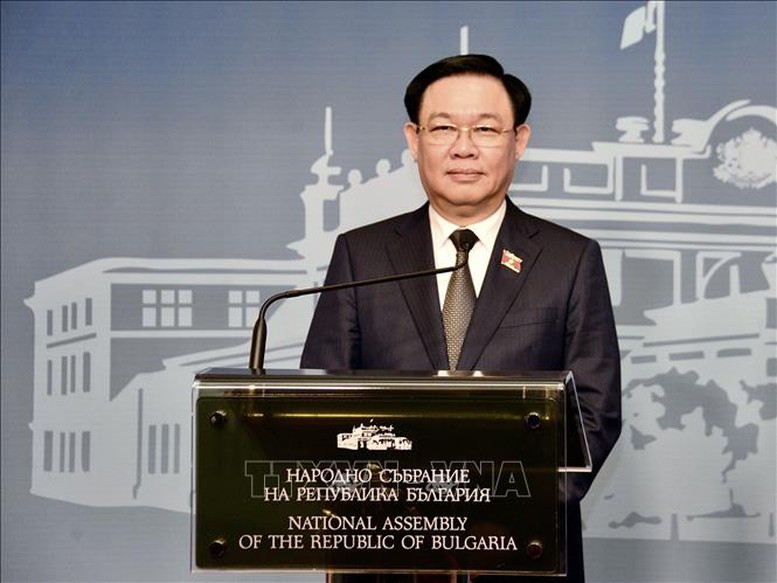 Chủ tịch Quốc hội Vương Đình Huệ tiếp lãnh đạo một số hiệp hội, doanh nghiệp Bulgaria - Ảnh 1.