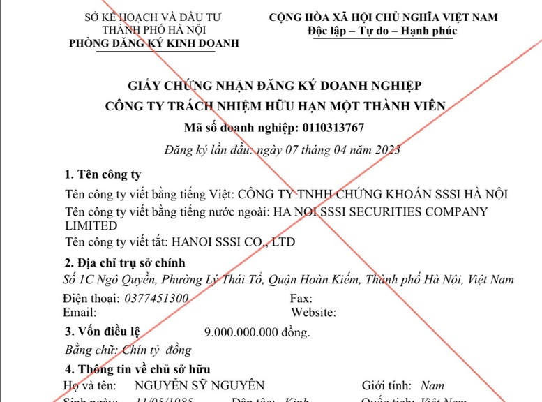 Cảnh báo “nhái” tên công ty chứng khoán để lừa đảo nhà đầu tư - Ảnh 1.