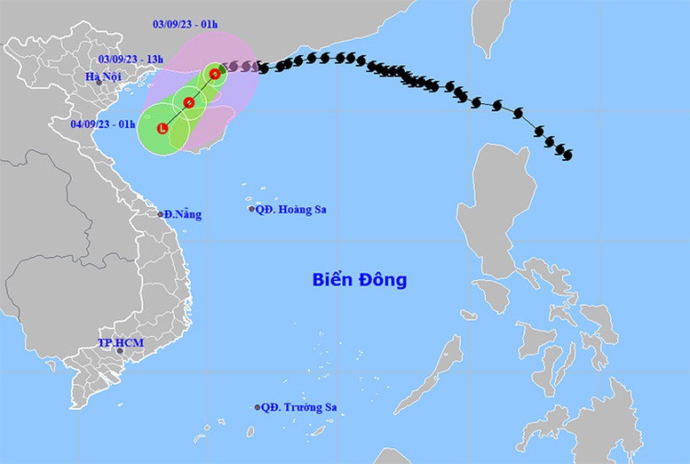 Bão số 3 suy yếu thành áp thấp nhiệt đới - Ảnh 1.