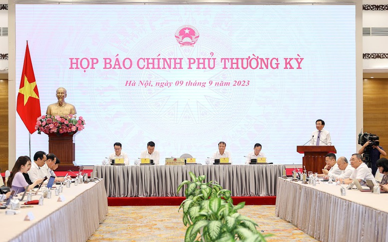 TỔNG THUẬT: Họp báo Chính phủ thường kỳ tháng 8/2023