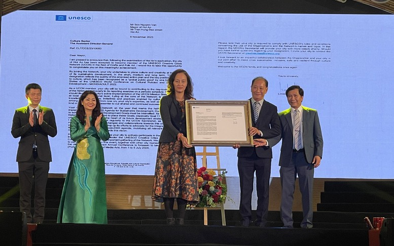 Công bố Hội An gia nhập Mạng lưới các thành phố sáng tạo UNESCO năm 2023