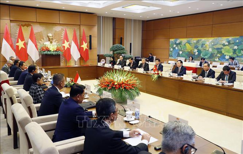 Chủ tịch Quốc hội Vương Đình Huệ hội kiến Tổng thống Indonesia Joko Widodo- Ảnh 4.