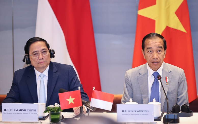 Thủ tướng Phạm Minh Chính và Tổng thống Indonesia kêu gọi doanh nghiệp 2 nước tăng cường hợp tác, đầu tư