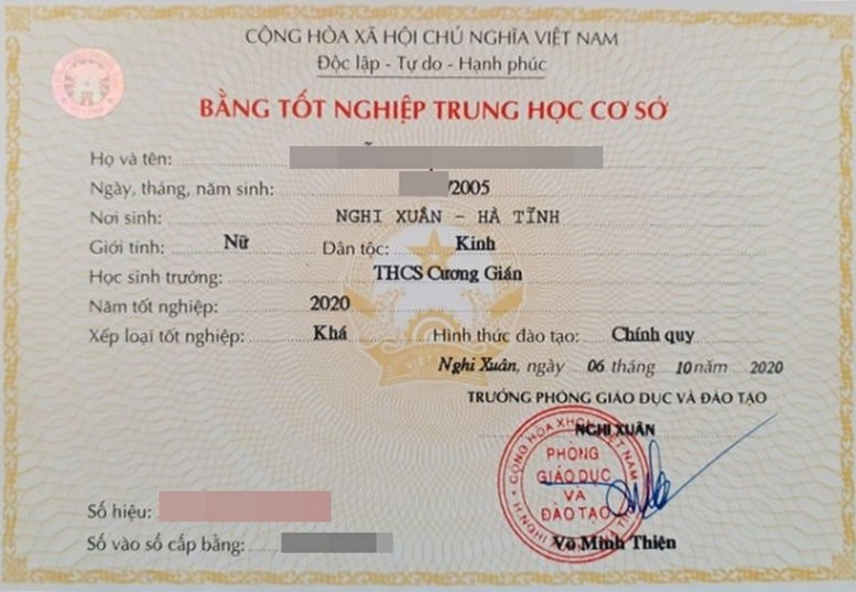 Bỏ xếp loại trên bằng tốt nghiệp THCS từ năm học 2024-2025- Ảnh 1.