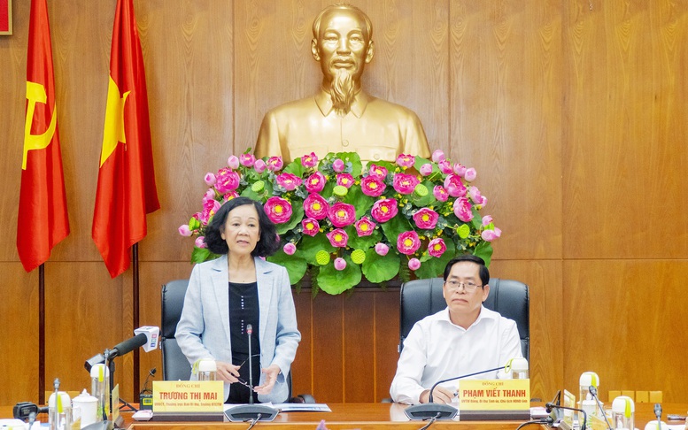 Thường trực Ban Bí thư Trương Thị Mai: Mong muốn Bà Rịa-Vũng Tàu trở thành tỉnh tiêu biểu về quan hệ lao động