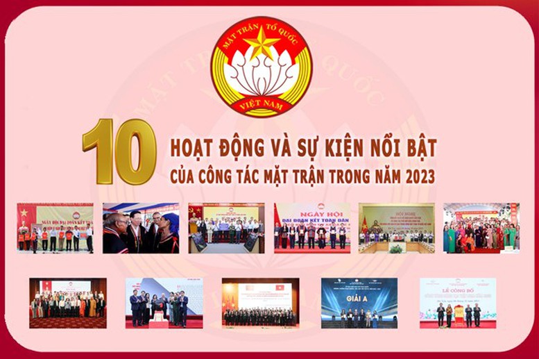 10 hoạt động và sự kiện nổi bật của công tác Mặt trận năm 2023- Ảnh 1.