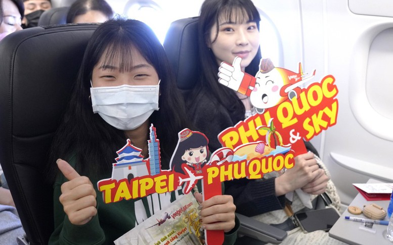 Vietjet mở đường bay kết nối Phú Quốc với Đài Bắc