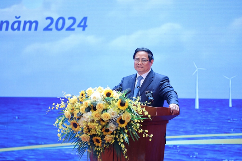 Thủ tướng Chính phủ dự Hội nghị tổng kết công tác năm 2023, triển khai nhiệm vụ năm 2024 của Tập đoàn Dầu khí Quốc gia Việt Nam- Ảnh 1.