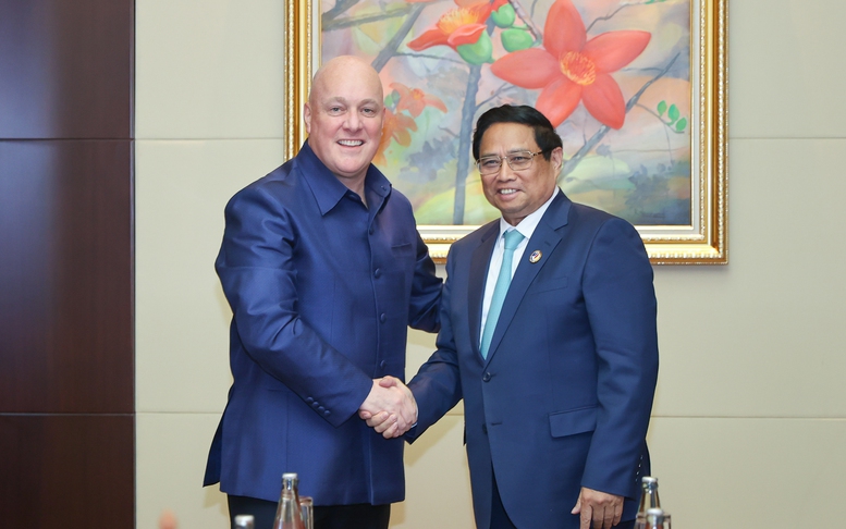 Thủ tướng Phạm Minh Chính hội kiến Thủ tướng New Zealand