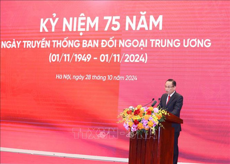 Tổng Bí thư Tô Lâm dự Kỷ niệm 75 năm Ngày truyền thống Ban Đối ngoại Trung ương- Ảnh 2.