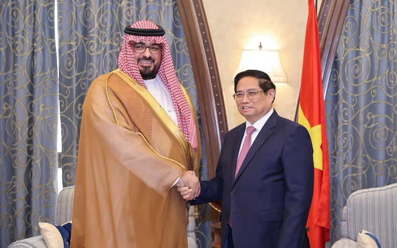 Thủ tướng tiếp Bộ trưởng Bộ Kinh tế và Kế hoạch Saudi Arabia