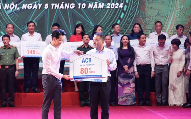 ACB hỗ trợ 80 tỷ đồng trong chương trình xóa nhà tạm, nhà dột nát