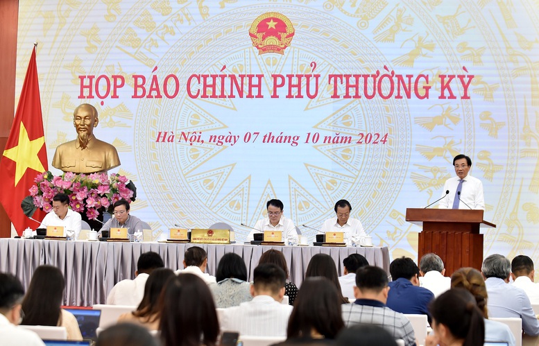 TỔNG THUẬT: Họp báo Chính phủ thường kỳ tháng 9/2024- Ảnh 1.