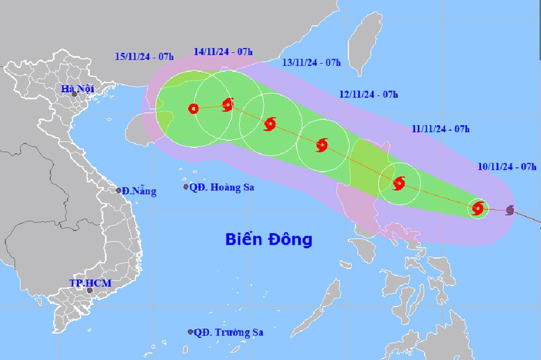 Ứng phó với bão TORAJI gần biển Đông- Ảnh 1.