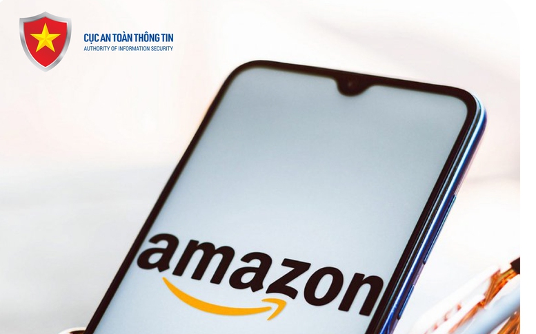Mạo danh sàn thương mại Amazon nhằm chiếm đoạt tài sản