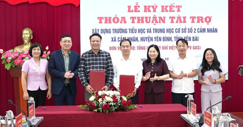 PV GAS hỗ trợ 12 tỷ đồng xây trường học tại Yên Bái- Ảnh 1.