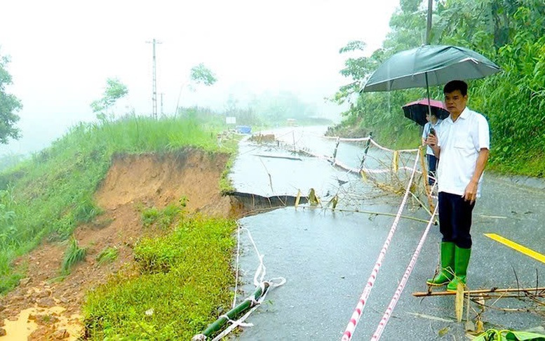 Sạt lở nghiêm trọng trên 4 tuyến quốc lộ ở Hà Giang