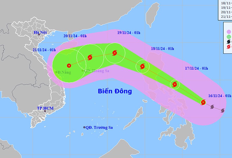 Bão Man-yi gây thời tiết rất xấu khu vực Biển Đông, bão Usagi suy yếu và tan dần