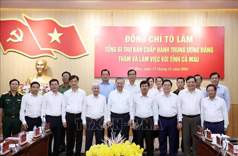 Tổng Bí thư Tô Lâm: Cà Mau cần khai thác tối đa tiềm năng khác biệt- Ảnh 3.