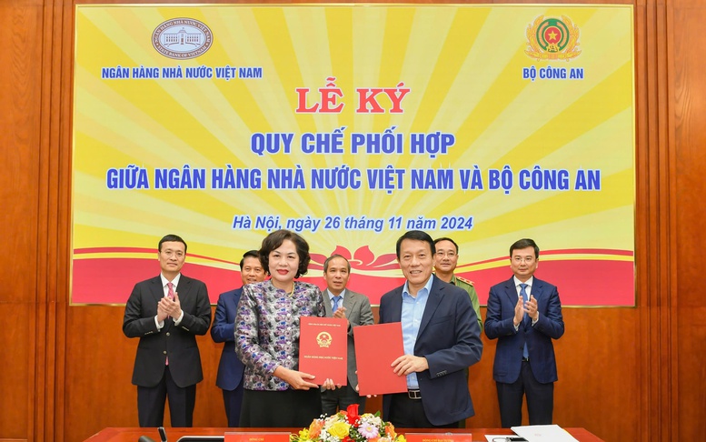 NHNN và Bộ Công an ký kết quy chế phối hợp