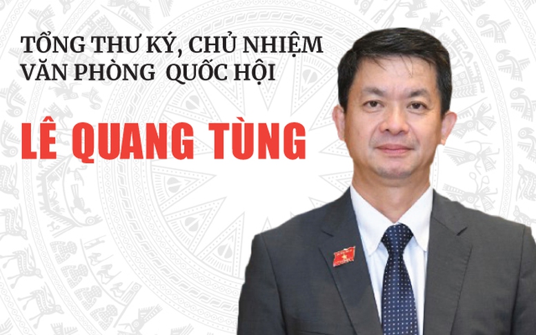 INFOGRAPHICS: Tóm tắt tiểu sử Tổng Thư ký, Chủ nhiệm Văn phòng Quốc hội Lê Quang Tùng