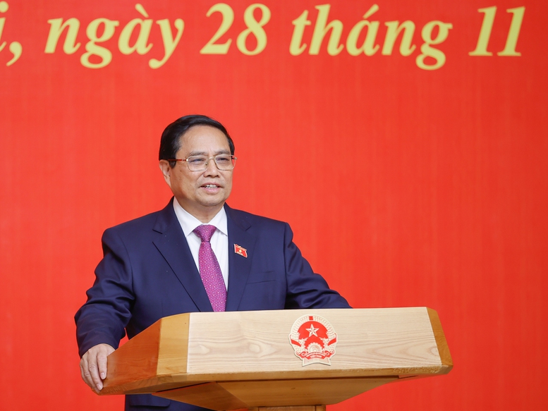 Thủ tướng Phạm Minh Chính trao quyết định bổ nhiệm và giao nhiệm vụ cho 2 tân Bộ trưởng- Ảnh 2. Thủ tướng Phạm Minh Chính trao quyết định bổ nhiệm và giao nhiệm vụ cho 2 tân Bộ trưởng- Ảnh 2.
