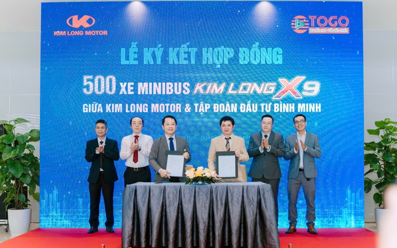 Kim Long Motor cung cấp 500 xe KimLong X9 cho Tập đoàn Bình Minh