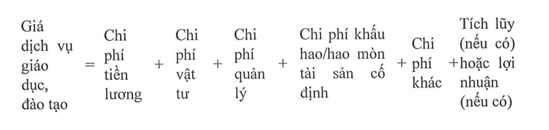 Bộ GD&ĐT hướng dẫn phương pháp định giá dịch vụ giáo dục, đào tạo- Ảnh 2.