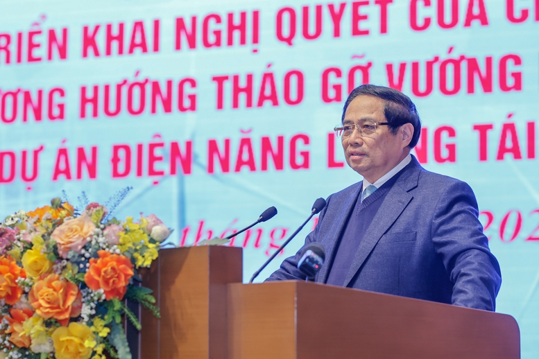 Thủ tướng chủ trì hội nghị về tháo gỡ vướng mắc, khó khăn cho các dự án năng lượng tái tạo- Ảnh 1.