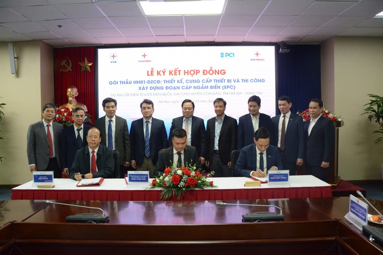 Ký hợp đồng EPC dự án cấp điện từ lưới điện quốc gia cho huyện Côn Đảo- Ảnh 1.