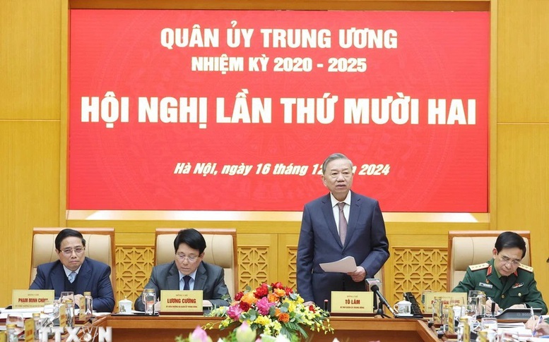 Tổng Bí thư Tô Lâm chủ trì Hội nghị Quân ủy Trung ương