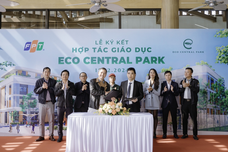 Ecopark hợp tác với FPT kiến tạo tổ hợp giáo dục liên cấp đầu tiên tại Nghệ An- Ảnh 1.