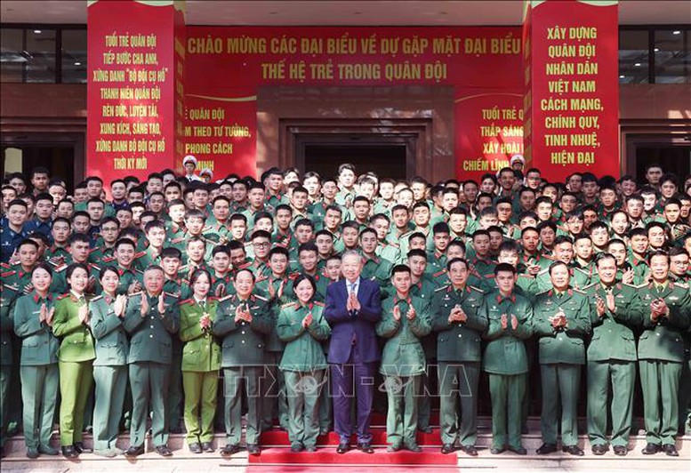 Tổng Bí thư Tô Lâm: Thanh niên Quân đội phải xây hoài bão lớn trên tinh thần 'tự tin, tự chủ, tự lực, tự cường, tự hào dân tộc'- Ảnh 2.