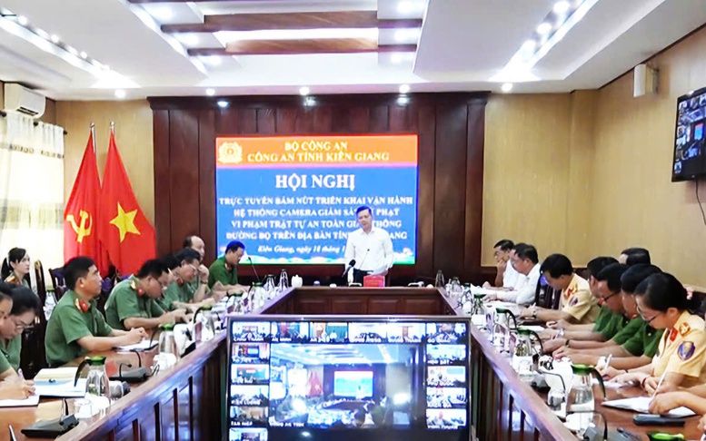 Kiên Giang xử lý vi phạm giao thông qua camera giám sát