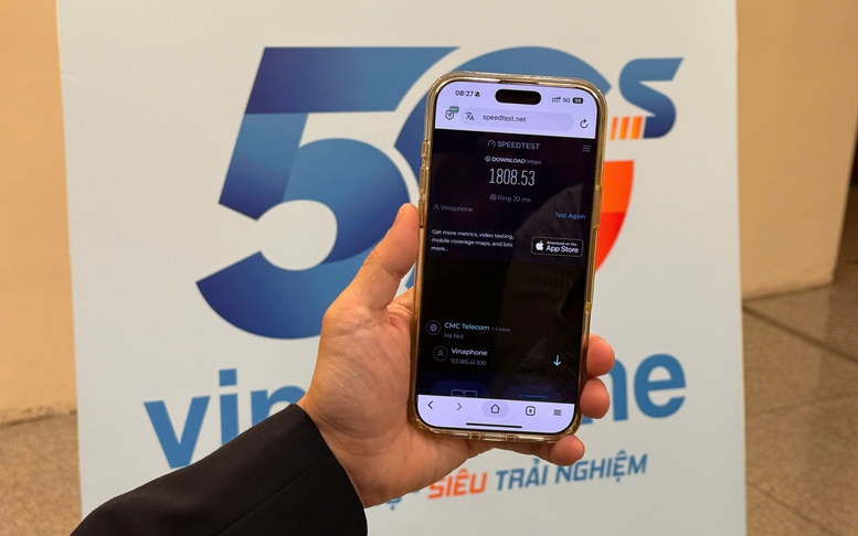 Vinaphone chính thức phủ sóng 5G trên cả nước