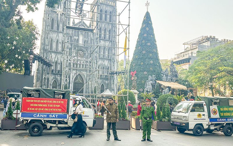 An ninh, trật tự được bảo đảm trong đêm Giáng sinh