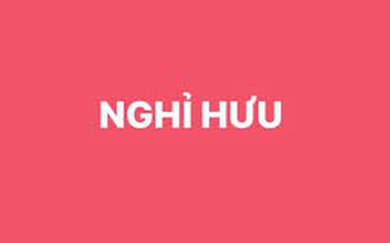 Một số cán bộ nghỉ hưu từ ngày 1/12/2024